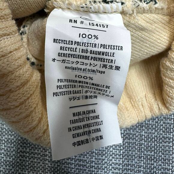 NWT UNITED BY BLUE Recycled Novelty Pom Beanie Shortbread Ribbed Wool Blend Hat - Picture 9 of 9